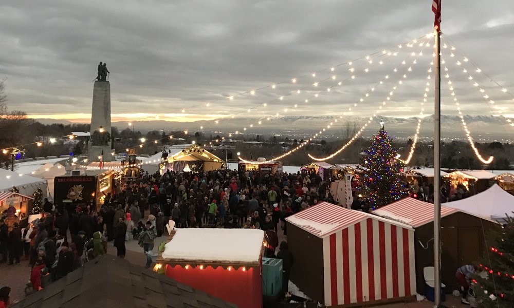 Christkindlmarkt at This Is the Place Heritage Park.