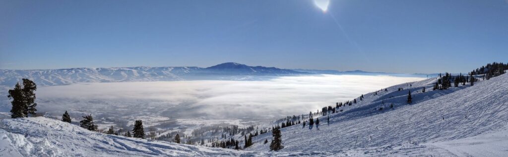 Snowbasin Resort, Huntsville, Utah.