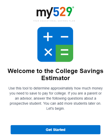 College Savings Estimator logo